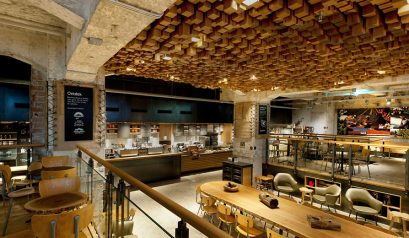 The Most Beautiful Starbucks Store: The Bank in Amsterdam