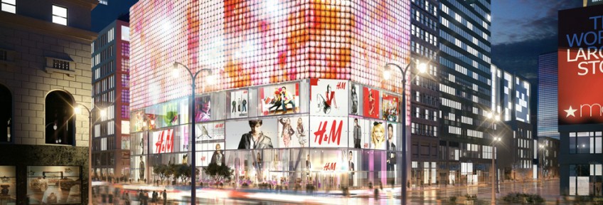 The great opening of H&M STORE in NY