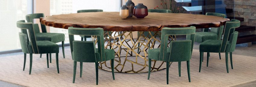 Make Your Dining Room Sparkle With Unique Dining Tables